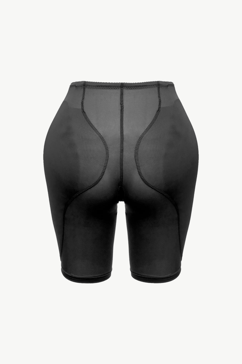 Black Trendsi plus size shaping shorts designed for smooth contour and comfortable fit