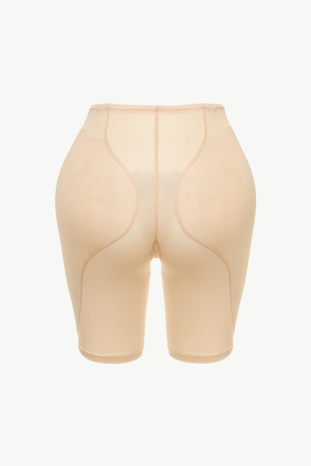 Trendsi nude plus size shaping shorts with high waist and seamless design for smooth contouring