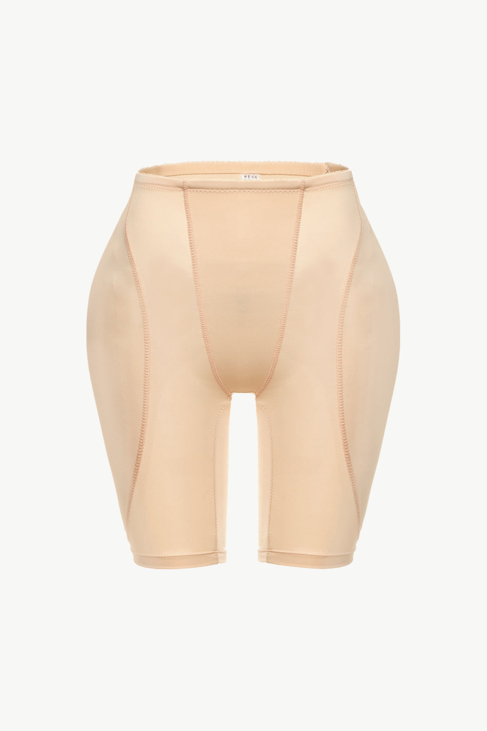 Trendsi nude plus size shaping shorts with high waist and smooth seamless design for body contouring