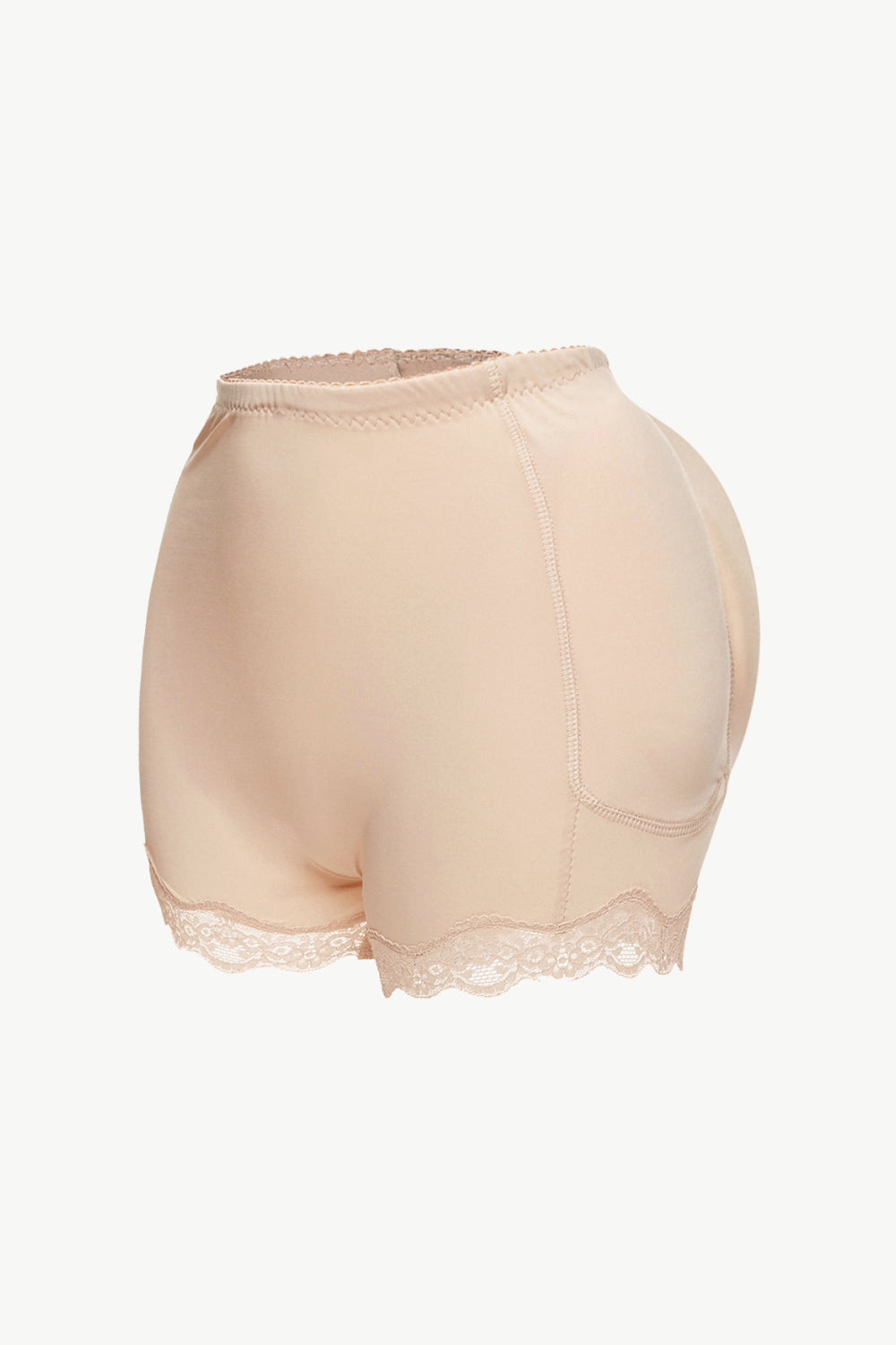 Trendsi comfortable lace shapewear for women in nude with lace trim and seamless design